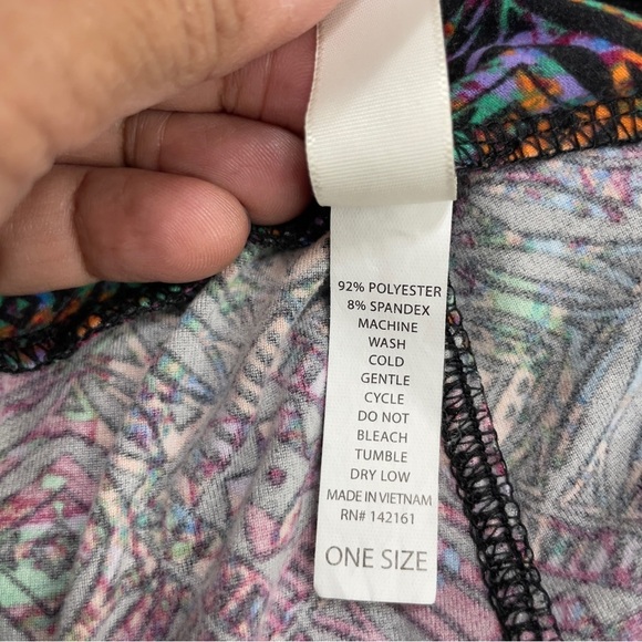 Lu La Roe Multi Colored Leggings one size S-M - Picture 3 of 7